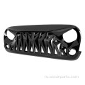 Shark Grille Glossy Black For Wrangler JK JKU